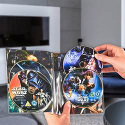 4-disk DVD Lomme med plass til cover – 10 stk.