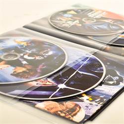 4-disk DVD Lomme med plass til cover – 10 stk.