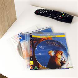 Blu-Ray Lommer med ringpermhull for Blu-Ray-oppbevaring - 50 stk.
