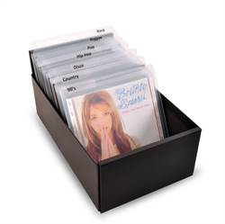 CD Skilleblader Inkl. etiketter med forhåndstrykte sjangre - 24 stk.
