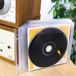 CD Lomme med ringpermhull for CD-oppbevaring - 100 stk.