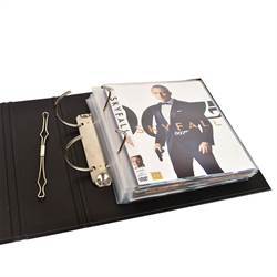 DVD Lommer med ringpermhull for DVD-oppbevaring – 100 stk.