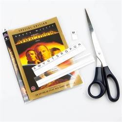 DVD Tabs, hvit forhåndstrykt