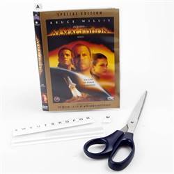 DVD Tabs, hvit forhåndstrykt