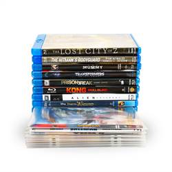 Dobbelt Blu-Ray Oppbevaringslomme med plass til cover - 50 stk.