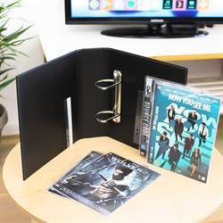 DVD Sampak - 50 Dobbelt DVD-lommer, 2 DVD-mapper, 50 Strips