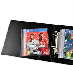 PS4 Lommer med ringpermhull og plass til cover - 25 stk.